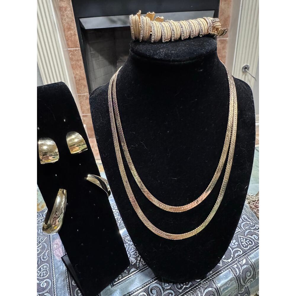 Mob-Wife Starter Set | Bold Gold-Tone Statement Jewelry Bundle